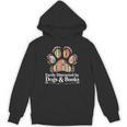 Easily Distracted By Dogs And Books Reading Unisex Hoodie Easily Distracted By Dogs And Books Reading Unisex Hoodie