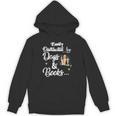 Easily Distracted By Dogs And Books Tee Unisex Hoodie