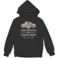 Easily Distracted By Flowers And Books Unisex Hoodie