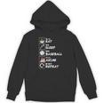 Eat Sleep Baseball Anime Repeat Japanese Otaku Unisex Hoodie Eat Sleep Baseball Anime Repeat Japanese Otaku Unisex Hoodie