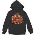 Fall Book Pumpkin Autumn Retro Reading Teacher Books Lover Unisex Hoodie