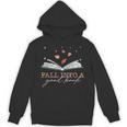 FALL INTO A GOOD BOOK Reader Autumn Reading Books Meme Unisex Hoodie
