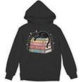 Floral Cat Sleeping On Books Unisex Hoodie