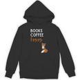 Fox Books Coffee Foxes Women Fox Graphic Cute Fox Lovers Unisex Hoodie Fox Books Coffee Foxes Women Fox Graphic Cute Fox Lovers Unisex Hoodie