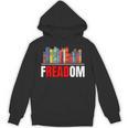 Frea-Dom Anti Ban Books I Read Banned Books Freedom Book Unisex Hoodie