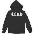 Ghost Book Reading Halloween Books Lover Teacher Kids Unisex Hoodie