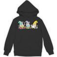 Gnomes Reading Books Teacher Easter Day Eggs Book Lovers Unisex Hoodie Gnomes Reading Books Teacher Easter Day Eggs Book Lovers Unisex Hoodie