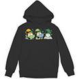 Gnomes Reading Books Teacher St Patricks Day Shamrock Irish Unisex Hoodie