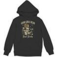Good Girls Read Bad Books Vintage Skeleton Reader Unisex Hoodie