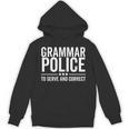 Grammar Police To Serve And Correct Book Literature Unisex Hoodie Grammar Police To Serve And Correct Book Literature Unisex Hoodie