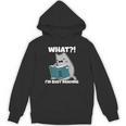 Grey Cat Reading Book Busy Doing Book Related Things Men Women Kids Unisex Hoodie Grey Cat Reading Book Busy Doing Book Related Things Men Women Kids Unisex Hoodie