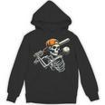 Halloween Boys Batting Skeleton Baseball Unisex Hoodie Halloween Boys Batting Skeleton Baseball Unisex Hoodie