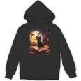 Halloween Cat Reading Books Spooky Cat Reader Teachers Unisex Hoodie Halloween Cat Reading Books Spooky Cat Reader Teachers Unisex Hoodie
