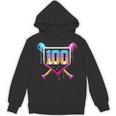 Happy 100 Days Of School Baseball Drip 100th Day Of School Unisex Hoodie Happy 100 Days Of School Baseball Drip 100th Day Of School Unisex Hoodie