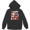 Happy 100 Days Of School Baseball Football PE Teacher Unisex Hoodie Happy 100 Days Of School Baseball Football PE Teacher Unisex Hoodie