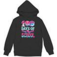 Happy 100 Days Of School Game Day Baseball Ice Cream Drip Unisex Hoodie Happy 100 Days Of School Game Day Baseball Ice Cream Drip Unisex Hoodie