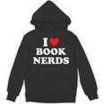 I Heart Book Nerds Book Readers Cute Unisex Hoodie