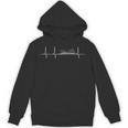 Heartbeat Book Reader Reading Lover Unisex Hoodie