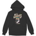 Hedgehog Book Lovers All Booked UP Retro Unisex Hoodie Hedgehog Book Lovers All Booked UP Retro Unisex Hoodie