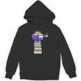 Hedgehog Reading Books And Drinking Tea Unisex Hoodie