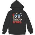 I Hit 100 Days Of School Baseball Kids Boy Teacher 100th Day Unisex Hoodie I Hit 100 Days Of School Baseball Kids Boy Teacher 100th Day Unisex Hoodie