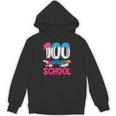 HUGvyn 100 Days Of School Baseball Ice Cream Teacher Student Unisex Hoodie HUGvyn 100 Days Of School Baseball Ice Cream Teacher Student Unisex Hoodie