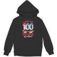 HUGvyn I Just Hit 100 Days Of School Baseball Ice Cream Boys Unisex Hoodie HUGvyn I Just Hit 100 Days Of School Baseball Ice Cream Boys Unisex Hoodie