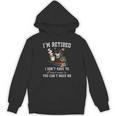 I'm Retired 2026 Cat Reading Book Retirement Unisex Hoodie I'm Retired 2026 Cat Reading Book Retirement Unisex Hoodie