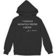 Infinitely Prefer a Book Austenite Jane Austen Unisex Hoodie Infinitely Prefer a Book Austenite Jane Austen Unisex Hoodie