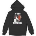 It's My 8th Birthday Baseball Football Heart 8 Year Old Unisex Hoodie
