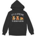It's A Good Day To Read A Book Highland Cow Bookworm Unisex Hoodie