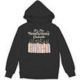 It's Too Nonfictiony Outside Retro Books With Flowers Unisex Hoodie