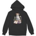 Jack Russell Terrier Bookworm Flowers Book Reading Books Unisex Hoodie Jack Russell Terrier Bookworm Flowers Book Reading Books Unisex Hoodie