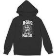 Jesus Has My Back Baseball Faith Motivation Tee Christian Unisex Hoodie Jesus Has My Back Baseball Faith Motivation Tee Christian Unisex Hoodie