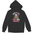 Just A Girl Who Loves Books And Cats Cat Reading Girls Unisex Hoodie Just A Girl Who Loves Books And Cats Cat Reading Girls Unisex Hoodie