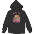 Just A Girl Who Loves Cats & Books Shirt Women Bookworm Unisex Hoodie