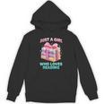 Just a Girl Who Loves Reading Women Book Lover Bookworm Unisex Hoodie