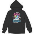 Just A Girl Who Loves Unicorns And Books Animal Reading Unisex Hoodie