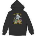 Just A Girl Who Loves Wolves And Books Howling Wolf Moon Unisex Hoodie
