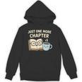 Just One More Chapter Book Lover Reading Coffee Kawaii Unisex Hoodie