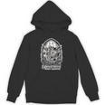 Just One More Chapter Gothic Skeleton Reading Occult Book Unisex Hoodie