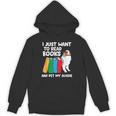 I Just Want To Read Books And Pet My Aussie Unisex Hoodie