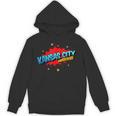 Kansas City Missouri MO Pop Art Comic Book Inspired Unisex Hoodie