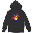 KAPOW Action Super Hero Retro Comic Book Bubble Superhero Unisex Hoodie KAPOW Action Super Hero Retro Comic Book Bubble Superhero Unisex Hoodie