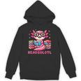 Kawaii Axolotl Readsolotl Book Lover Reading Bookworm Girls Unisex Hoodie Kawaii Axolotl Readsolotl Book Lover Reading Bookworm Girls Unisex Hoodie