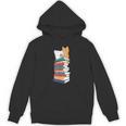 Kawaii Cat Books Tea Coffee Unisex Hoodie Kawaii Cat Books Tea Coffee Unisex Hoodie