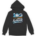 Kid 100 Days Of School Drip Baseball Ice Cream 100th Day Boy Unisex Hoodie