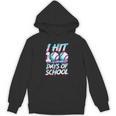 Kids 100 Days Of School 100th Day Baseball Ice Cream Drip Unisex Hoodie Kids 100 Days Of School 100th Day Baseball Ice Cream Drip Unisex Hoodie