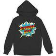 Kids Birthday Boy Superhero Boys Birthday Comic Book Unisex Hoodie Kids Birthday Boy Superhero Boys Birthday Comic Book Unisex Hoodie