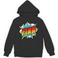 Kids Boys Finn Name Comic Book Superhero Unisex Hoodie Kids Boys Finn Name Comic Book Superhero Unisex Hoodie